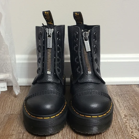 Dr. Martens Sinclair Milled Nappa Jungle Platform Boots - Picture 2 of 8